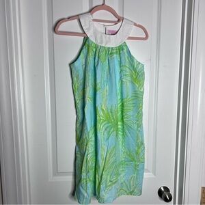 Lilly Pulitzer Dress size 14 - girls palm tree print